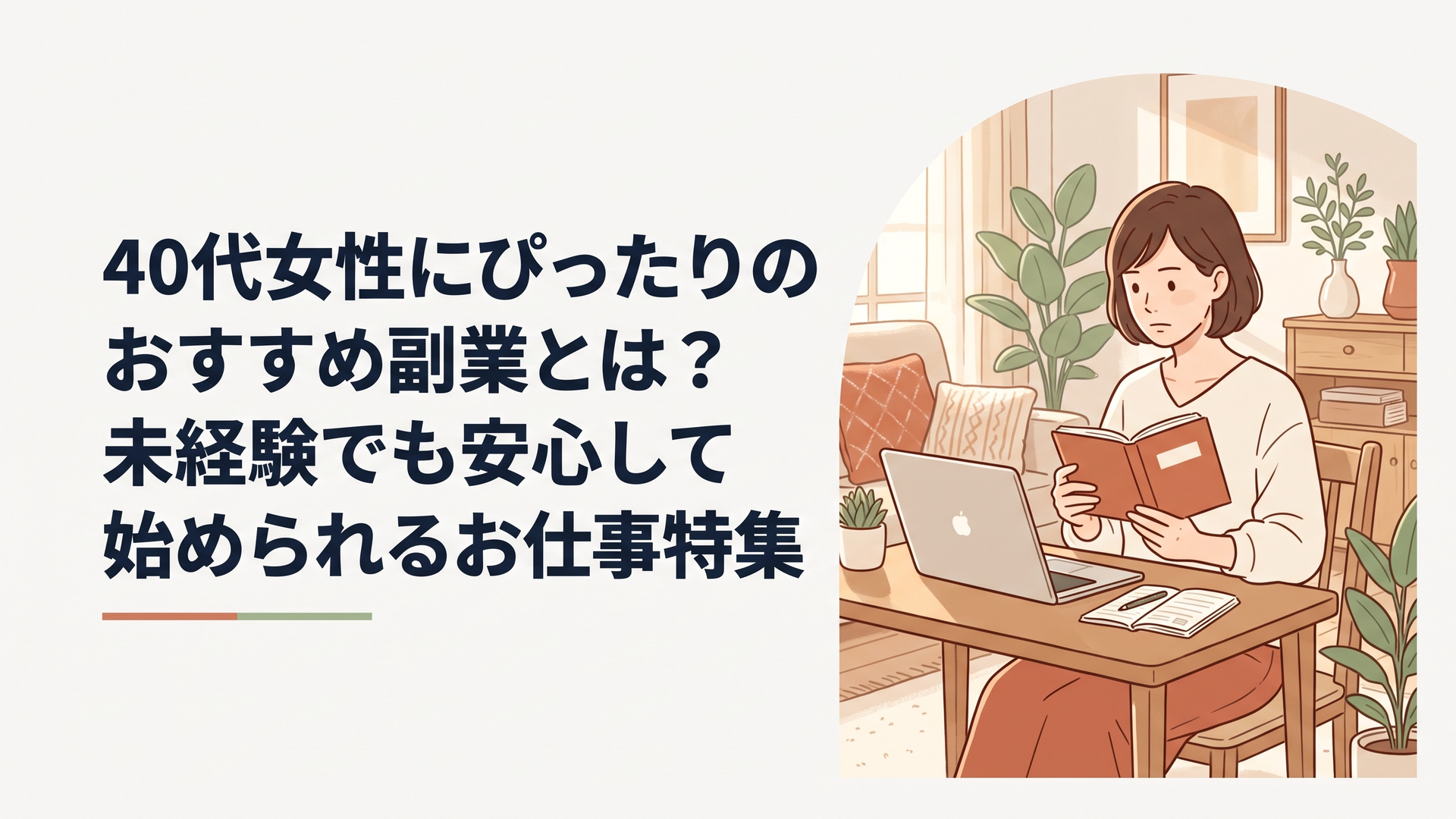 自宅のリビングで真剣に家計簿とパソコンの画面を見比べる40代女性